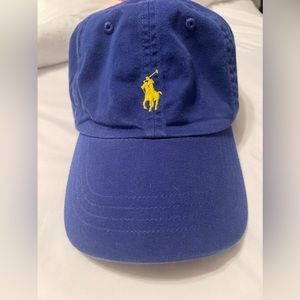 Blue and yellow Ralph Lauren Polo Hat